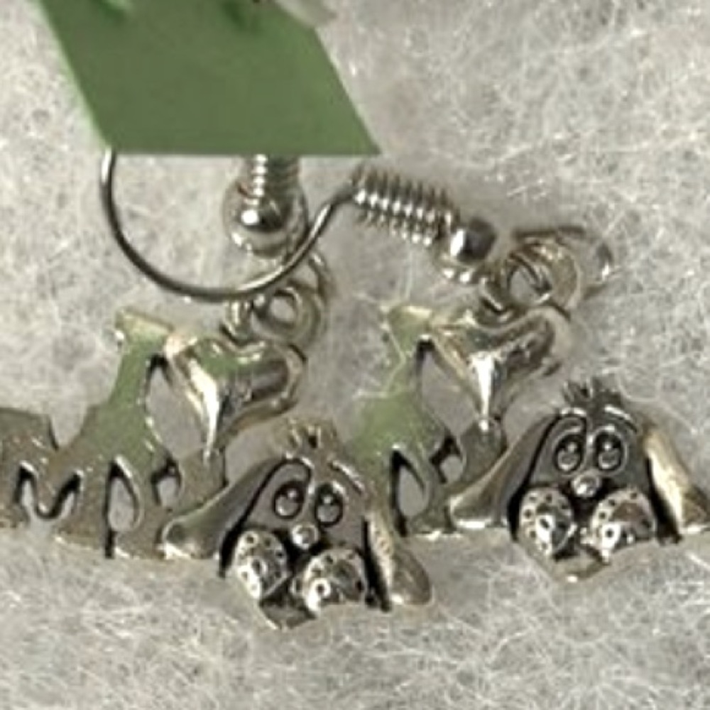 Luxury nwt designer earrings in .925 sterling bogo sale!!! Rare!Hook